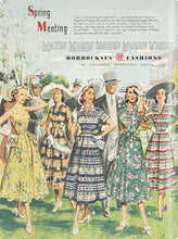 Load image into Gallery viewer, vintage 1950s Horrockses floral cotton dress