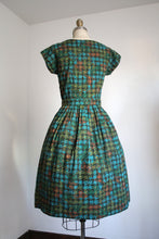 Load image into Gallery viewer, vintage 1960s houndstooth dress {xs}