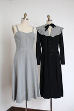 Load image into Gallery viewer, vintage 1940s houndstooth dress &amp; redingote set