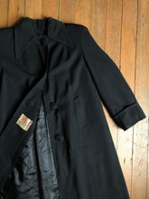 Load image into Gallery viewer, vintage 1940s black coat {M/L}