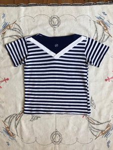 vintage 1950s nautical t-shirt {xxs}