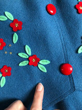 Load image into Gallery viewer, vintage 1940s felt vest {xs}