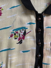 Load image into Gallery viewer, vintage 1940s novelty Penguin dress