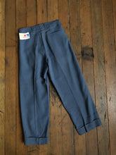 Load image into Gallery viewer, NOS vintage 1940s blue trousers