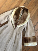 Load image into Gallery viewer, vintage 1950s wool princess coat