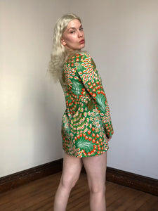 vintage 1960s tunic top {L}