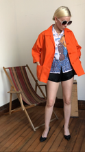 Load image into Gallery viewer, NOS vintage 1950s orange sailor jacket {XL}