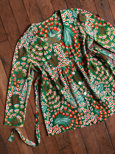 vintage 1960s tunic top {L}