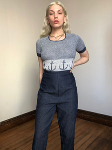 vintage 1960s denim pants {m}