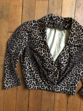 Load image into Gallery viewer, vintage 1950s leopard top