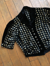 Load image into Gallery viewer, vintage 1930s velvet blouse