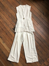 Load image into Gallery viewer, vintage 1940s linen pant set
