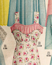 Load image into Gallery viewer, vintage 1950s Ballerina bed jacket