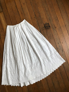 antique 1900s cotton skirt {xs}