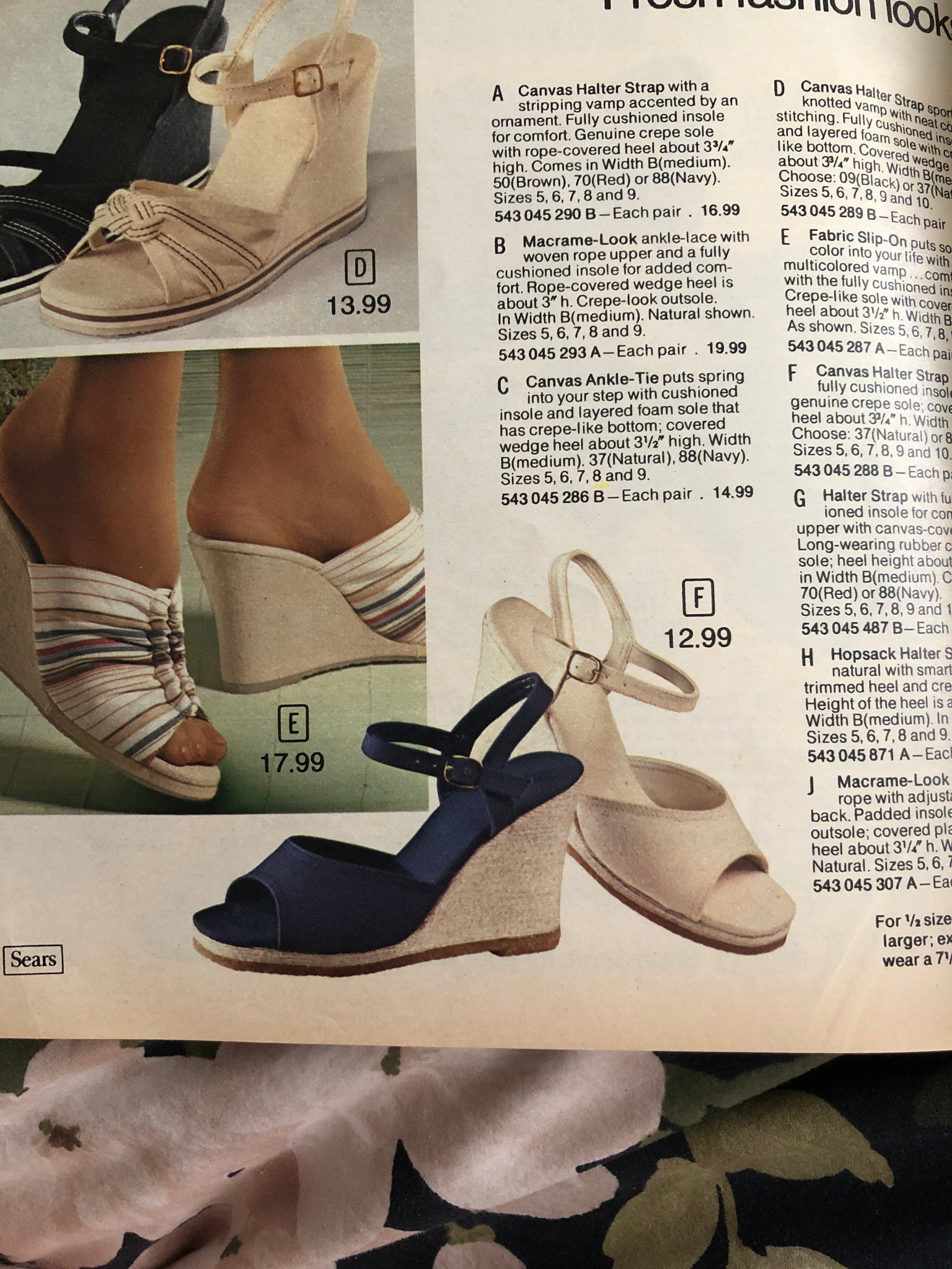 Sears 2025 wedge sandals