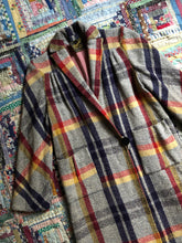 Load image into Gallery viewer, vintage 1930s plaid wool coat