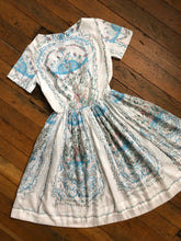 Load image into Gallery viewer, vintage 1960s Rococo romantic dress