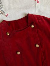 Load image into Gallery viewer, vintage 1930s velvet top {xs}