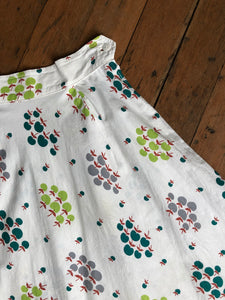 vintage 1950 novelty skirt {s}