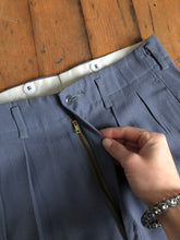 Load image into Gallery viewer, NOS vintage 1940s blue trousers