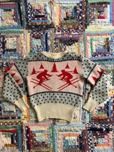 Load image into Gallery viewer, vintage 1940s ski sweater