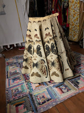 Load image into Gallery viewer, vintage 1950s novelty Butterfly insect circle skirt