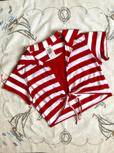 Load image into Gallery viewer, MARKED DOWN vintage 1970s striped crop top {M/L}