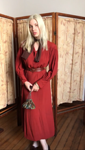 Load image into Gallery viewer, vintage 1930s rayon dress {s/m} AS-IS