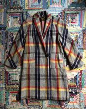 Load image into Gallery viewer, vintage 1930s plaid wool coat