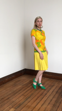 Load image into Gallery viewer, vintage 1960s floral dress {XS}