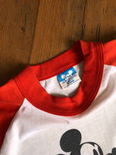 Load image into Gallery viewer, vintage 1980s Mickey Mouse raglan tee