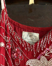 Load image into Gallery viewer, vintage 1980s shooting star flapper dress