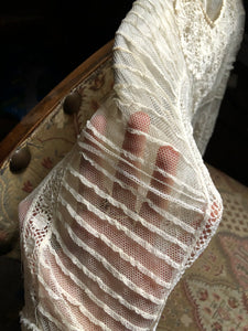 antique 1900s lace blouse {xs}