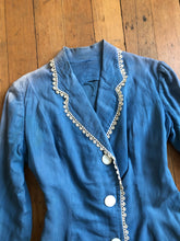 Load image into Gallery viewer, antique 1910s blue jacket