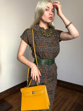 Load image into Gallery viewer, vintage 1950s cotton dress {s}