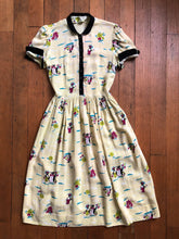Load image into Gallery viewer, vintage 1940s novelty Penguin dress