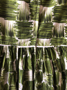 vintage 1960s green cotton dress {xs}