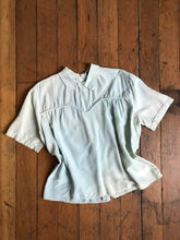 Load image into Gallery viewer, vintage 1940s rayon blouse {XL}