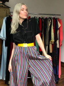 vintage 1950s striped pants {S}