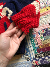 Load image into Gallery viewer, vintage 1950s cowboy cowichan sweater