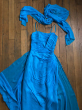 Load image into Gallery viewer, vintage 1960s Emma Domb chiffon gown