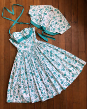 Load image into Gallery viewer, vintage 1950s Horrockses sun dress set