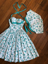 Load image into Gallery viewer, vintage 1950s Horrockses sun dress set