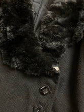 Load image into Gallery viewer, vintage 1930s black wool coat