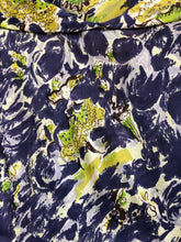 Load image into Gallery viewer, vintage 1940s novelty rayon jersey dress