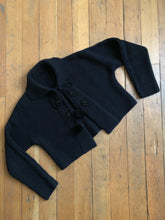 Load image into Gallery viewer, vintage 1950s cotton bolero sweater