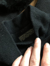 Load image into Gallery viewer, vintage 1930s black wool coat