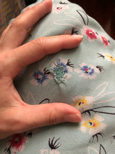 Load image into Gallery viewer, vintage 1930s 40s floral dress