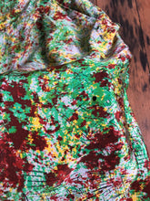 Load image into Gallery viewer, vintage 1950s silk strapless novelty dress