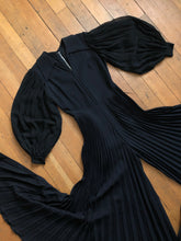Load image into Gallery viewer, vintage 1970s black jumpsuit